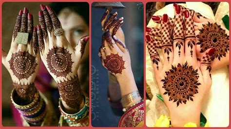 Have a look at these easy gol mehndi designs for front and back hands, which has been shown below with images in two different categories. Beautiful Attractive & Soo Cool Mandala Gol Tikki Back Hand Mehndi Design Ideas 2020/2021 - YouTube