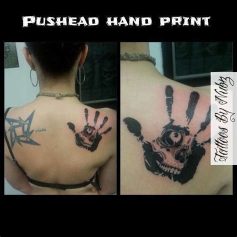 Nubzpushead Hand Print Skull