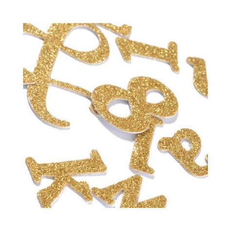 Glitter Letter And Number Stickers Gold Glitter Alphabet Stickers Gold