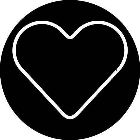 Heart Thin Icon By Friconix Fi Ctsuxl Heart Thin Thinsolidcircle