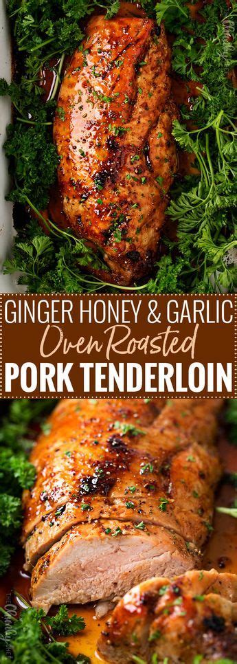 Ginger Honey Roasted Pork Tenderloin Perfect For A Busy Weeknight This Pork Tenderloin I