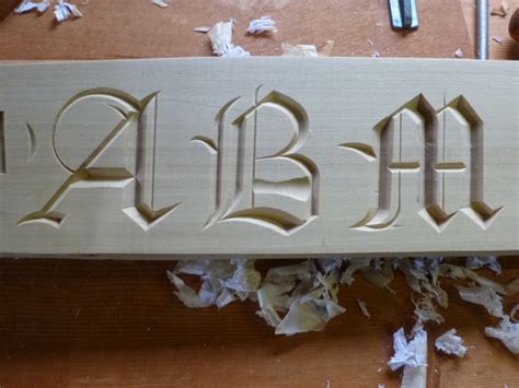 Letter Carving Practice Woodcarvingworkshopstv