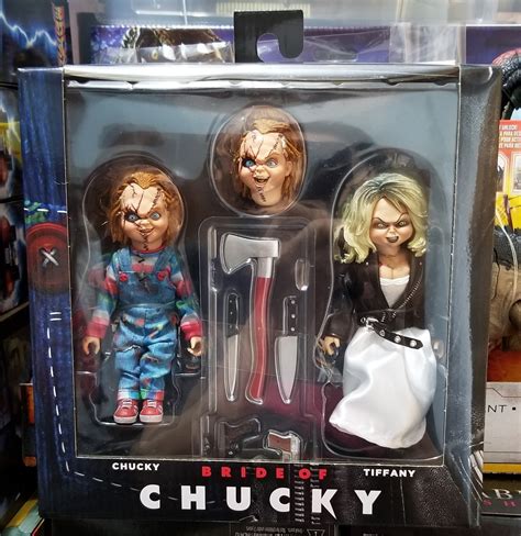 Neca Bride Of Chucky 8 Clothed Action Figure Chucky And Tiffany 2 Pack
