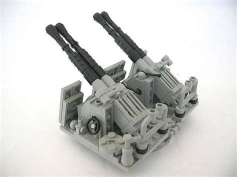 Bofors 40mm Aa Cannon Rear Lego Creations Lego Army Lego Guns