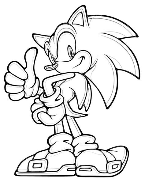 Free Coloring Pages For Kids Sonic The Hedgehog Printable Coloring Pages