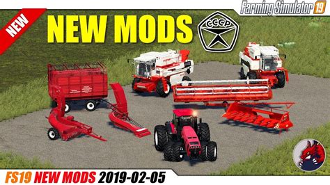 Fs19 New Mods 2019 02 05 Review Youtube