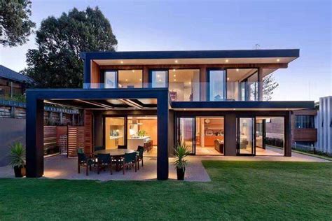 High Quality Ultra Modern Prefab Homes In Light Gauge Steel Frame
