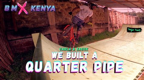 bmx quarter pipe build youtube
