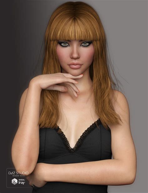 nita hair for genesis 3 female s 3d models and 3d software by daz 3d hair female long