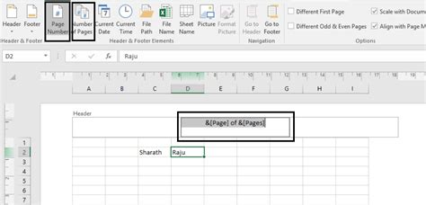 Insert Page Numbers In Excel Across Worksheets