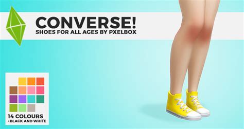 My Sims 4 Blog Converse Recolors By Pxelbox