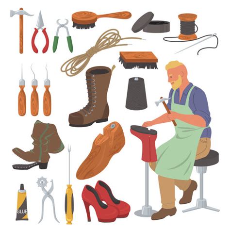 Cartoon Of A Shoe Cobbler Illustrations Royalty Free Vector Graphics And Clip Art Istock
