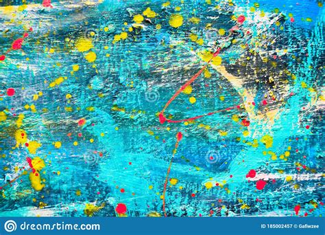Abstract Art Colorful Oil Paintings On Canvas Are Beautiful Modern