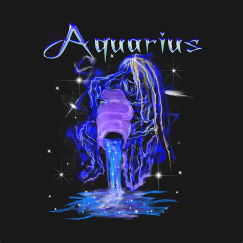Aquarius Astrology Zodiac Constellation Art Design Aquarius Zodiac