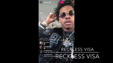 Lil Baby 4pf Said That He Goes Live On Instagram Just To Check Up On