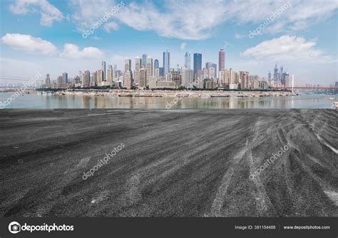 Urban Square Road Skyline Architectural Landscape Stock Photo By