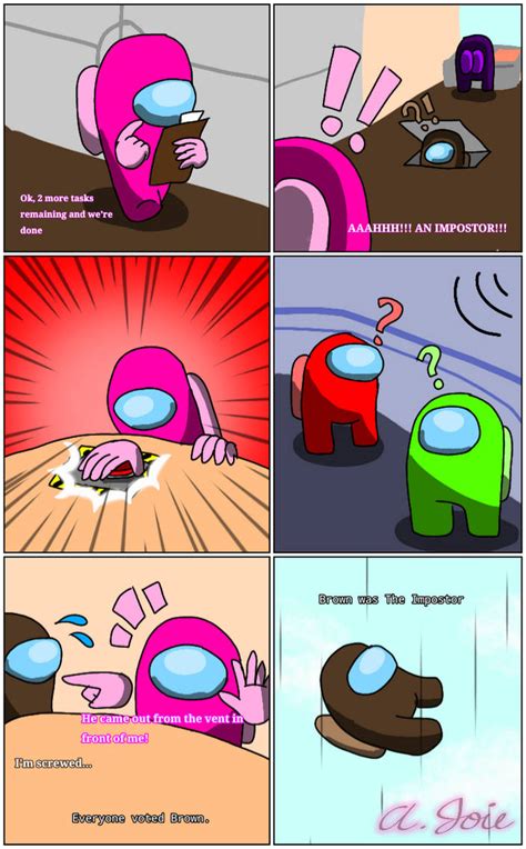 Among Us Comic Strip By Artistic Joie On Deviantart