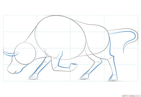 How To Draw A Bull Step By Step Drawing Tutorials Drawing Tutorial