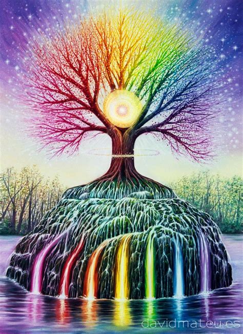 Extasis De Luz Tree Of Life Art Tree Art Spiritual Art