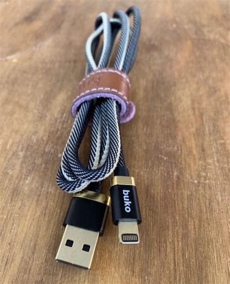 Leather Charger Cables Lightning Micro Usb Type C Buko