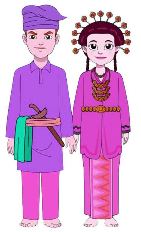 Baju Adat Melayu Riau Kartun Pakaian Adat Melayu Riau Armani Corkery