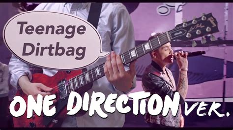 Teenage Dirtbag Covered By One Direction Guitar Cover How To Play Youtube