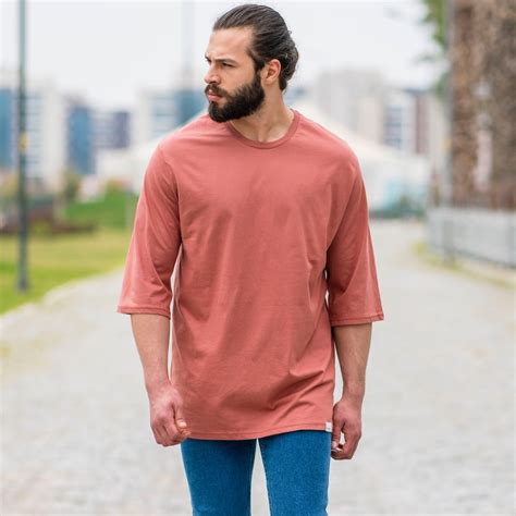 men-s-oversize-basic-t-shirt-in-salmon
