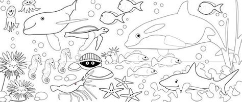 Games, puzzles, and other fun activities to help kids practice letters, numbers, and more! Under The Sea Coloring Pages - Kidsuki