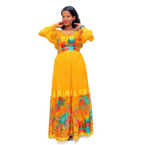 Ethiopian Traditional Dress Chiffon