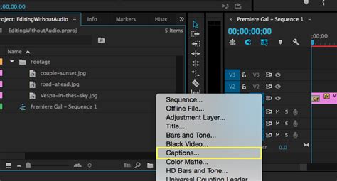 There are several ways to add text to a video project in adobe premiere pro. HOW TO EDIT OPEN CAPTIONS IN PREMIERE PRO CC 2015.3 ...