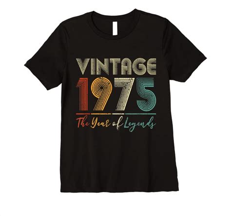 cool 47 year old ts vintage 1975 limited edition 47th birthday t shirts tees design