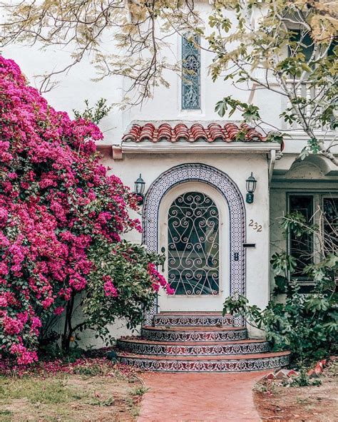 Bougainvillea Love In Los Angeles Nina Tekwani Spanish Style Homes