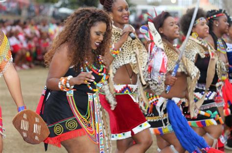 South Africas Umkhosi Womhlanga Dancing Naked For The