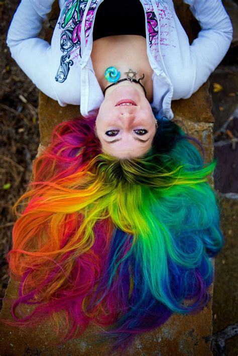 Rainbow Hair And Multi Colored Hair Manic Panic Dye Hard Lizzy Davis