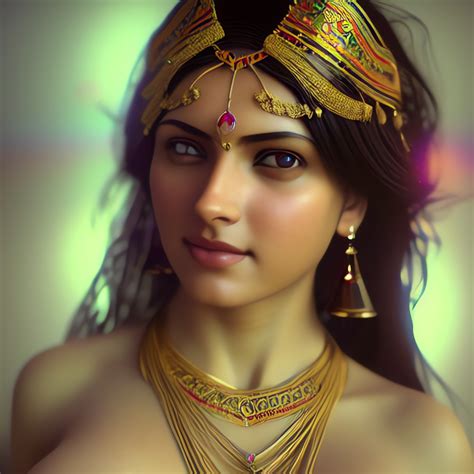 Gorgeous Busty Young Sensual Looking Indian Princess Tear D Arthubai