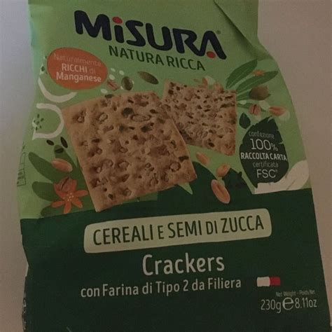 Misura Natura Ricca Crackers Ai Cereali E Semi Di Zucca Review Abillion