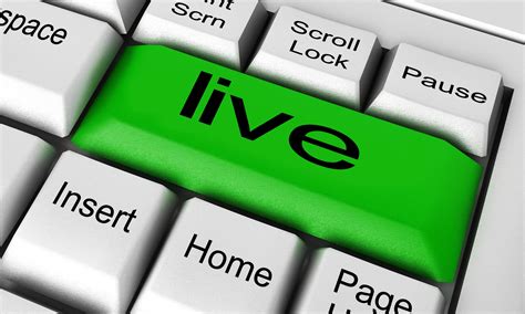 Live Word On Keyboard Button 5990482 Stock Photo At Vecteezy