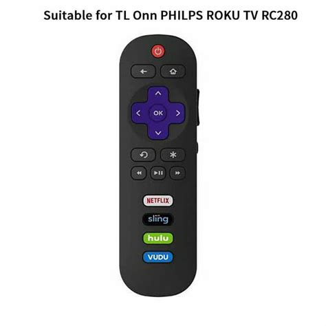 Ounamio Universal Onn Roku Tvs Remote Control With Netflix Sling Hulu