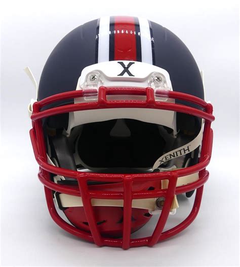 Xenith Varsity Football Helmet X2e Size Xl Color Matte Navyface Mask