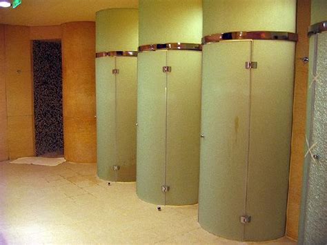 Futuristic Shower Pods In The Gym Picture Of Shangri La Hotel