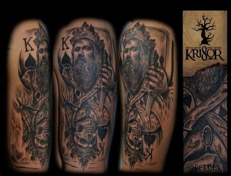 Maybe you would like to learn more about one of these? King card | Tattoos | Pinterest