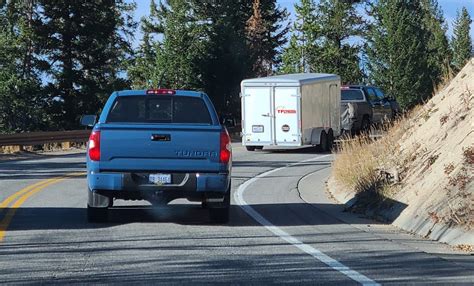 Spied New 2022 Toyota Tundra Prototype Is Caught Towing A Trailer In