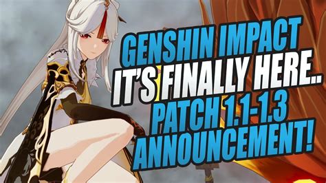 Genshin Impact Update 13 Release Date