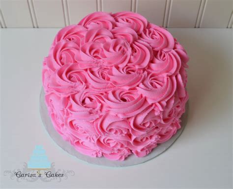 Carisa S Cakes Rose Swirl Smash Cake