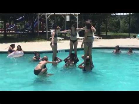 Cheerleader Pool Party Youtube