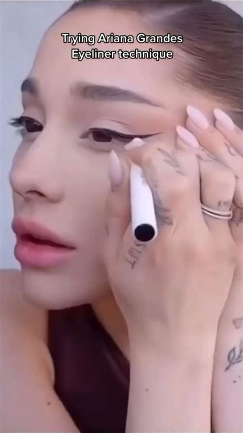 Ariana Grande Makeup Eyeliner Makeuphack Heytherebeauty Ariana Grande Makeup Ariana