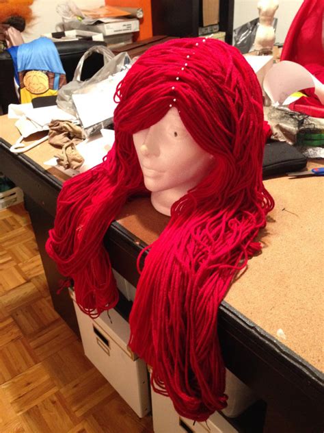 Not only is that a big mess, but you're left with a wig that is stiff and brittle. 20 Ways to Make a Yarn Wig | Guide Patterns