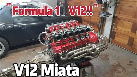 V12 Miata Swap F1 V12 Toyota 1gzfe V12 Youtube