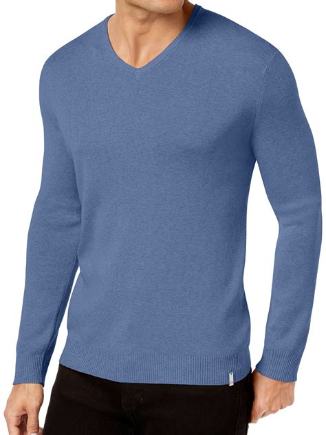 Calvin Klein Calvin Klein Mens V Neck Sweater 2xlarge Bluebell