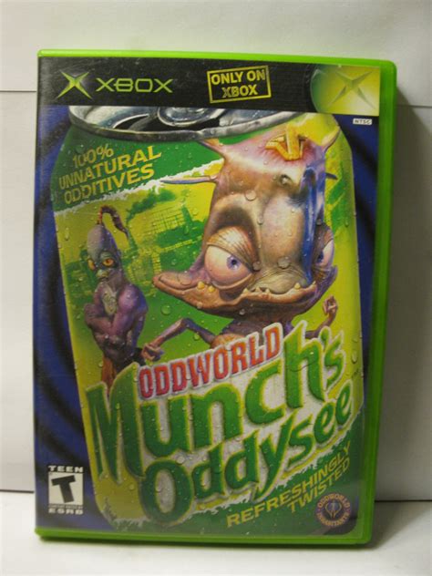 Original Xbox Video Game Oddworld Munchs Oddysee